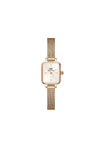 Daniel Wellington Quadro Orologi 15.4x18.2mm Double Plated Stainless Steel (316L) Rose Gold