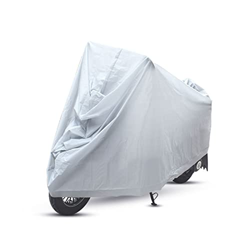 Telo Coprimoto Impermeabile da Esterno Interno, per Moto, Resistente a Polvere/Pioggia/Vento/Foglie/anti UV, 240x140cm