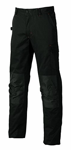 Pantaloni da lavoro da uomo U-Power, pantaloni cargo elastici in vita, con tasche per ginocchiere, tasche multiple, tessuto confortevole, usura esterna resistente e durevole (Black Carbon-52)