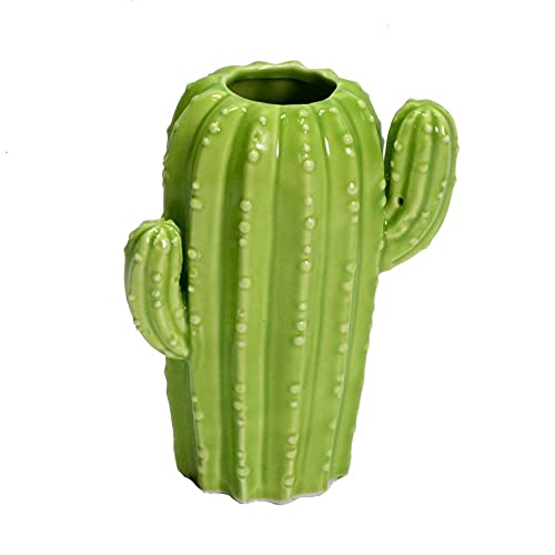 Vacchetti Vaso Ceramica Cactus, Multicolore, Medio