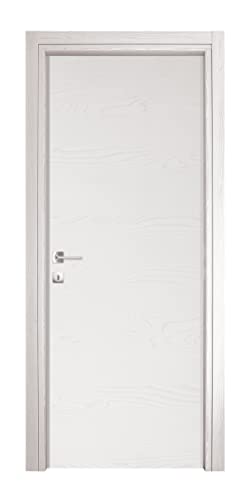 Porta battente da interno reversibile frassino bianco (70x210 cm)