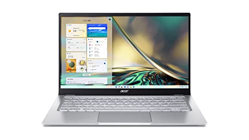 Acer Swift 3 (SF314-512-759E) Ultrabook / Laptop | Display 14 WQHD | Intel Core i7-1260P | 16 GB di RAM | SSD da 1 TB | Grafica Intel Iris Xe | Windows 11 | Tastiera QWERTZ | argento