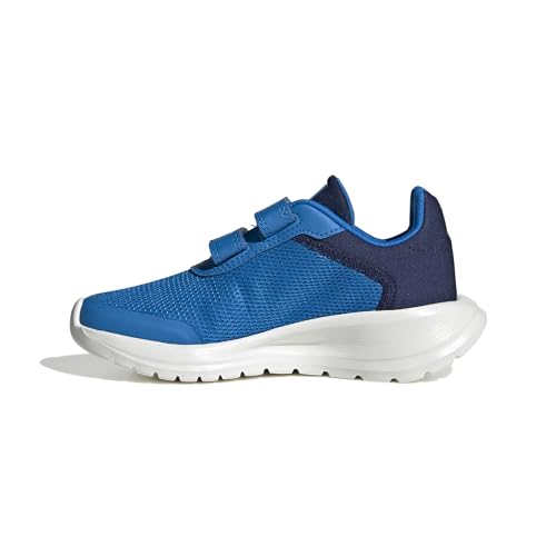 adidas Tensaur Run Shoes Cf, Scarpe da Corsa Unisex - Bambini e ragazzi, Blue Rush Core White Dark Blue, 35 EU
