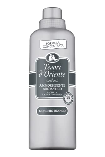 Tesori d'Oriente - Ammorbidente Lavatrice Aromatico, Muschio Bianco, 38 lavaggi, 760 ml