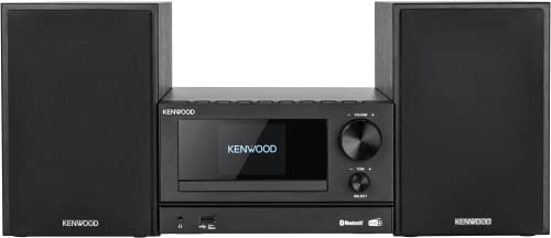 KENWOOD, Sistema Micro HiFi Stereo M-7000S, con Ricevitore Radio da Internet, DAB+ o FM, Lettore CD e Presa USB, Connessione a Spotify e Bluetooth, Podcast-Player, Funzione Radiosveglia, Black