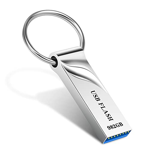 Tuyer Chiavetta USB 3.0 982 GB - Pendrive ad Alta Welocità Pennetta USB di Grande Capacità Pen Drive Custodia in Metallo Memoria USB 982GB