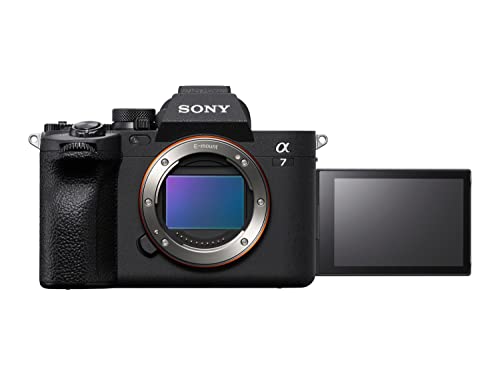 Sony Alpha 7 IV, Fotocamera Mirrorless Full-Frame,33 MP, Real-time Eye Autofocus, 10 fps, 4K60p, schermo orientabile e ad apertura laterale, Nero