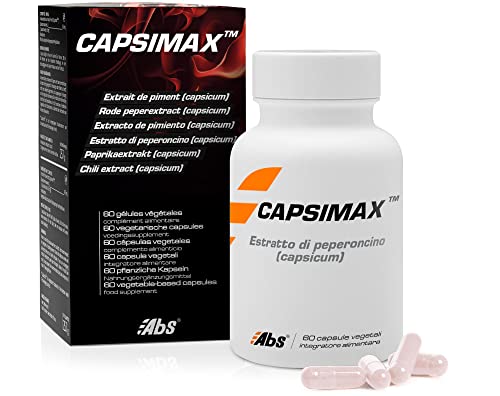 CAPSIMAX * 315 mg / 60 capsule * Peso (bruciagrassi, dimagrimento) * 100% soddisfatti o rimborsati * Fabbricato in Francia