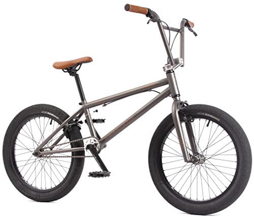KHE BMX - Bicicletta al plasmo, 21,25', colore: nero, antracite, 20 pollici, rotore Affix, solo 11,1 kg
