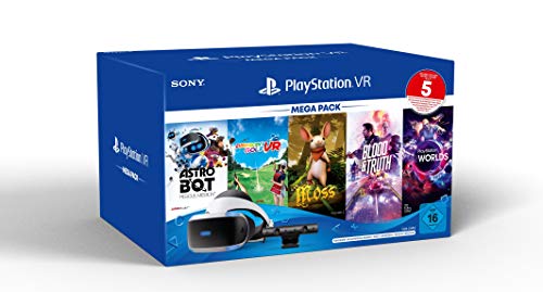 Sony playstation 4 - PS4 VR Mega Pack 3 + Kamera + 5 giochi CUH-ZVR2, multicolore (435405)