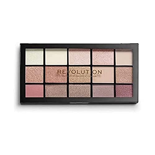 Makeup Revolution, Reloaded, Palette di ombretti, altamente pigmentata, Iconic 3.0, 15 tonalità, finiture opache e shimmer, 16,5 g