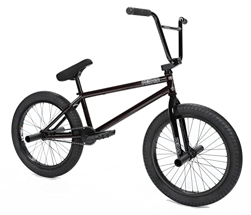 Fiend BMX Tipo A+ Flat Black Freestyle BMX Bike, Unisex, Piatto Nero, 21' TT