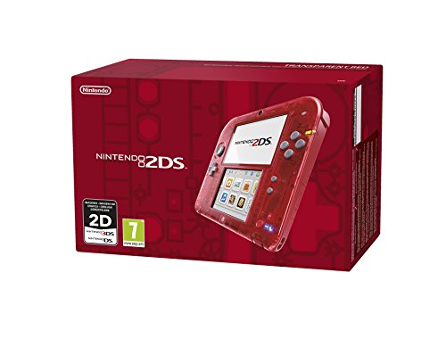 Nintendo 2DS Console, Rosso Trasparente