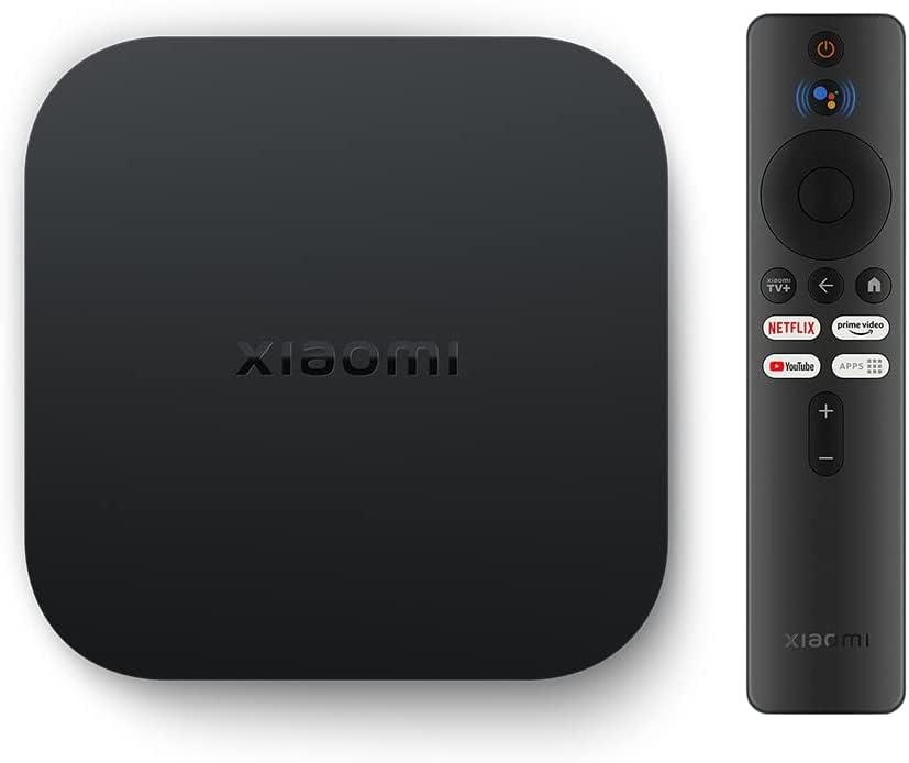 Mi TV Box S 2nd Gen - Lettore 4K Ultra HD Streaming - Bluetooth, HDR, Wi-Fi, Assistente Google con Chromecast, compatibile con Android, controllo di ricerca vocale, 8 GB