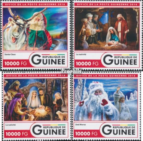 Prophila Collection Guinea 12026-12029 (Completa. Edizione) MNH ** MNH 2016 Natale (Francobolli per i Collezionisti) Natale