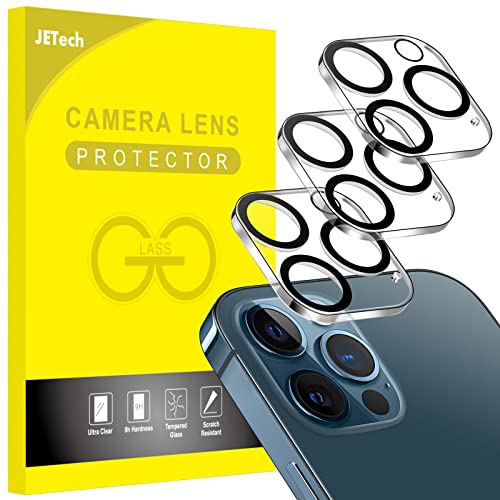 JETech Pellicola Fotocamera per iPhone 12 Pro Max 6,7 Pollici, 9H Vetro Temperato Lente Protettiva, Anti-Graffio, Protezione Obiettivo Della, Pacco da 3