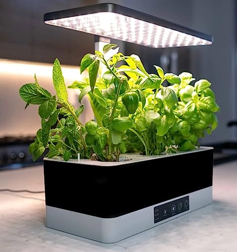House Farm | Orto Smart da Casa | Serra Idroponica | Illuminazione Automatica | 6 vasi con Terriccio Smart