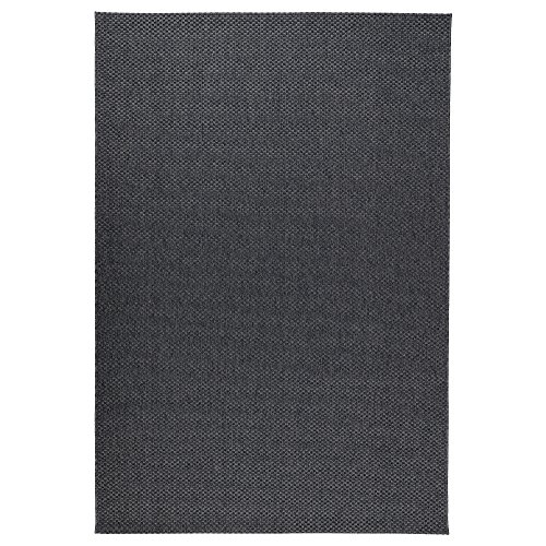 IKEA MORUM Tappeto a trama piatta, per interni ed esterni, 200 x 300 cm, grigio scuro